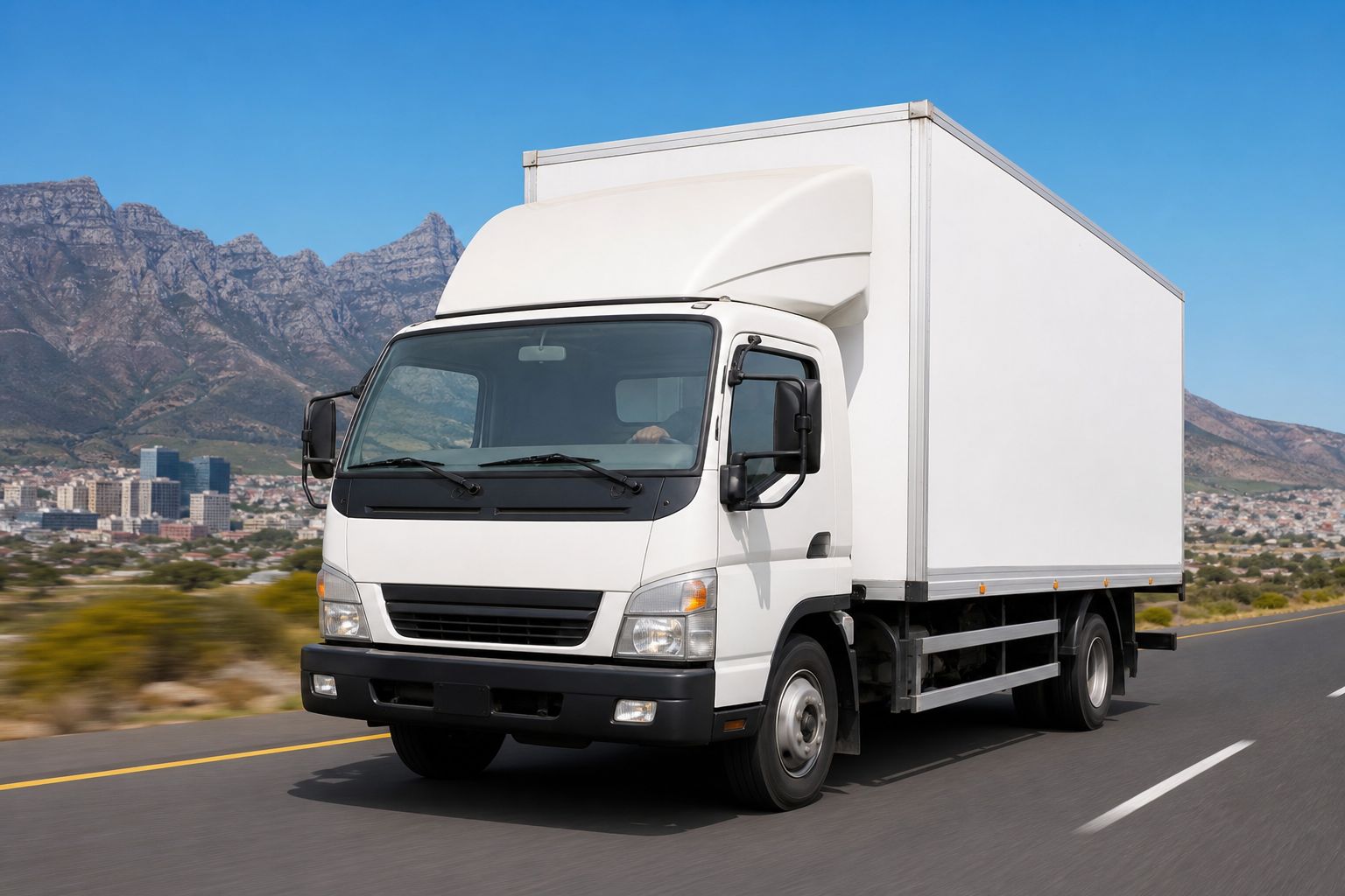 Delivery truck representing reliable Gauteng supply